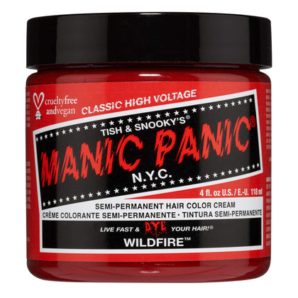 MANIC PANIC Classic Wildfire 4oz pot de coloration semi-permanente