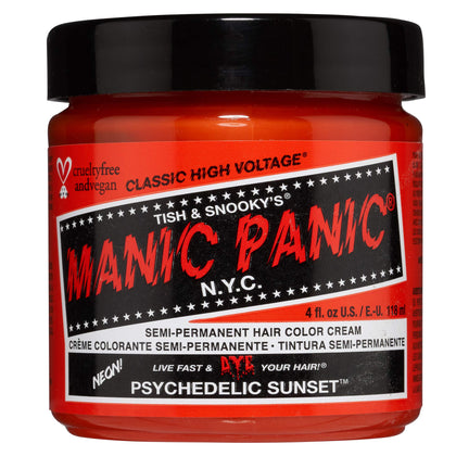MANIC PANIC coloration semi-permanente Psychedelic Sunset 4oz vue de face