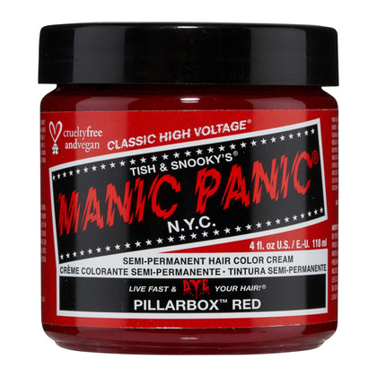 MANIC PANIC Pillarbox Red 130g vue de face