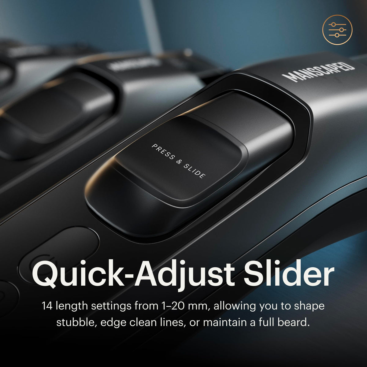 MANSCAPED The Beard Hedger PLUS avec indicateur de batterie