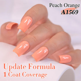 Manucure avec le vernis gel Pastel Pumpkin