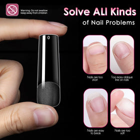 manucure avec ranrose Long Straight Nail Tips XXL