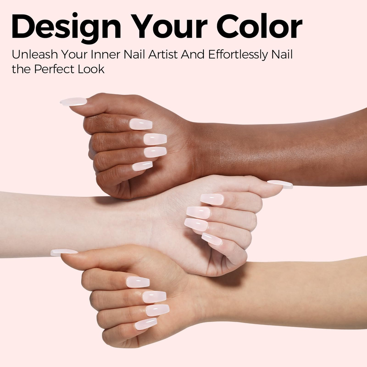 Manucure élégante réalisée avec le vernis TOMICCA