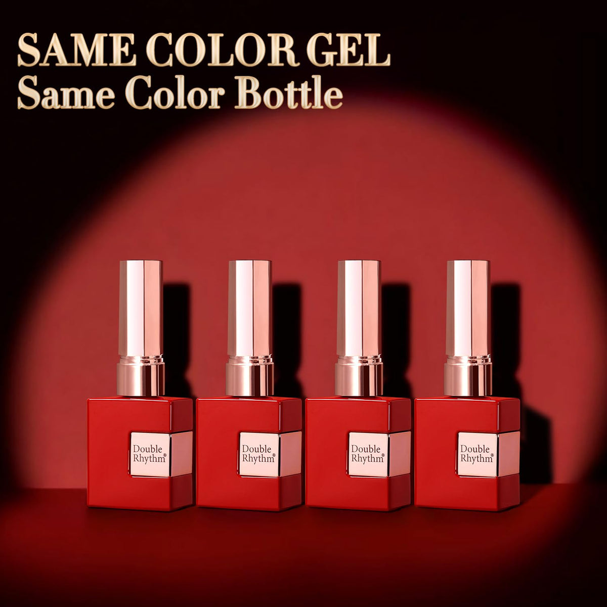 Manucure réalisée avec le vernis gel Double Rhythm
