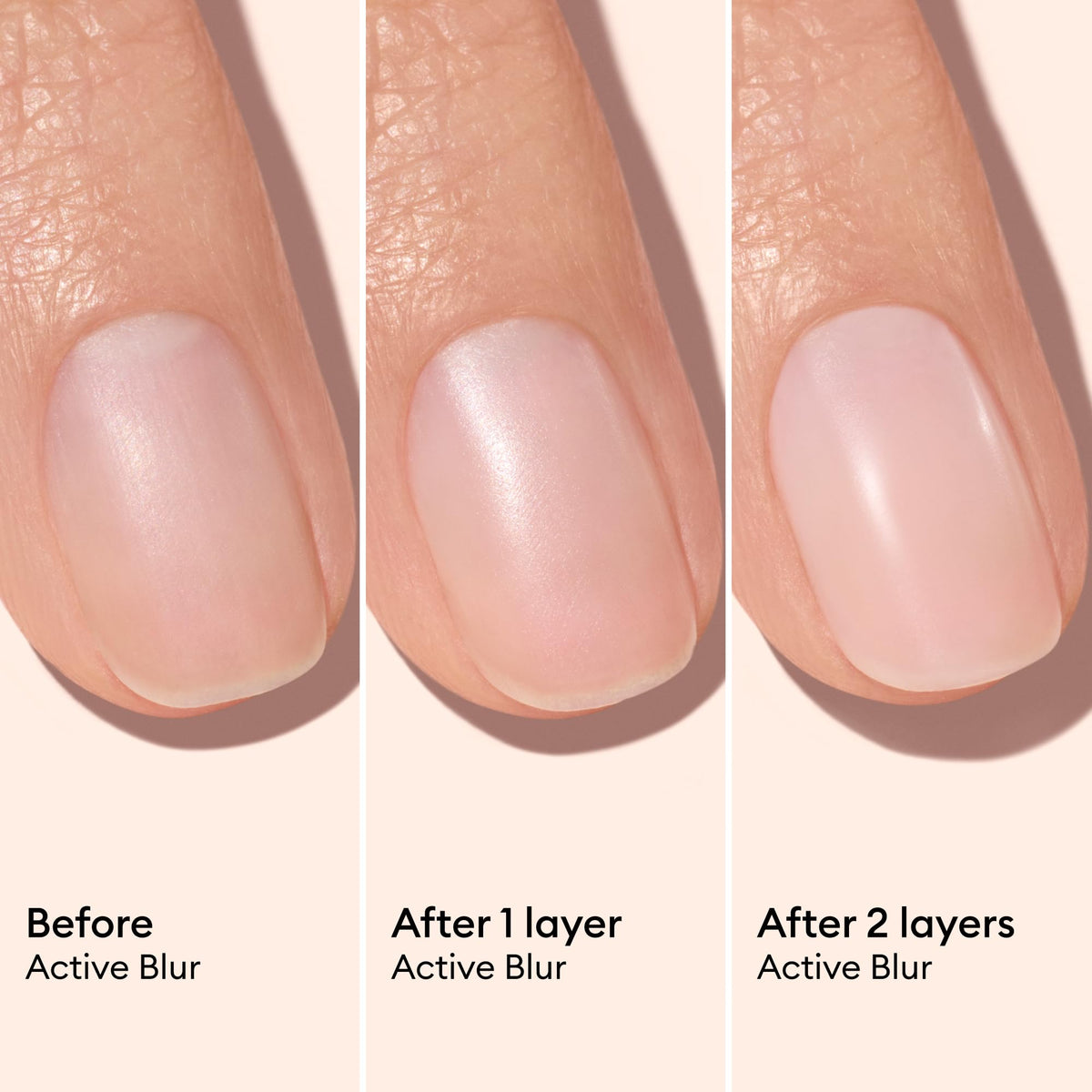 Manucurist Active Blur Polish sur une table de maquillage
