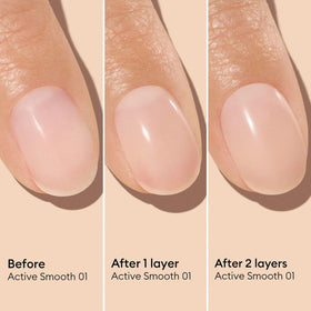 Manucurist Active Smooth 01 texture on brush