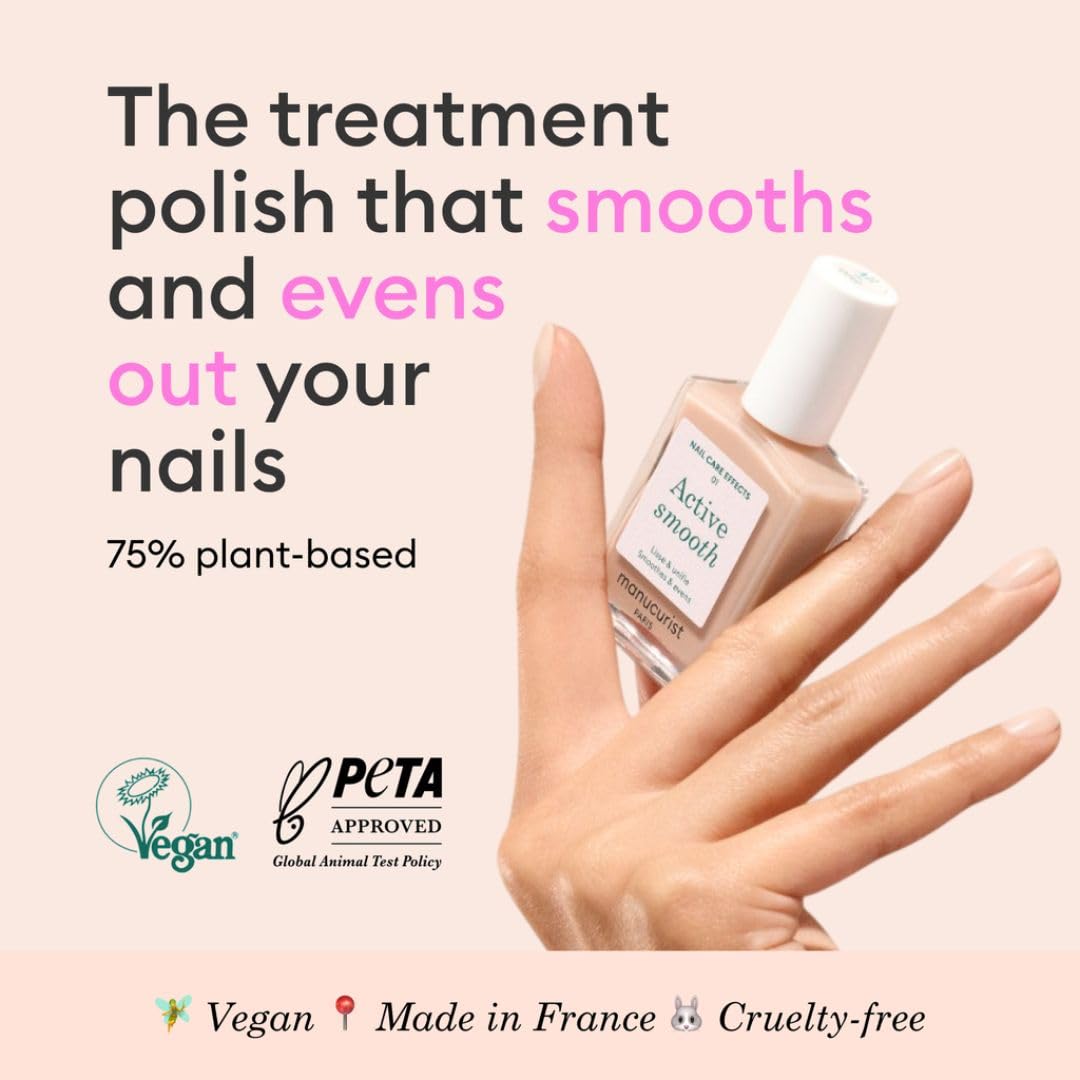 Manucurist Active Smooth 01 vernis à ongles beige packaging