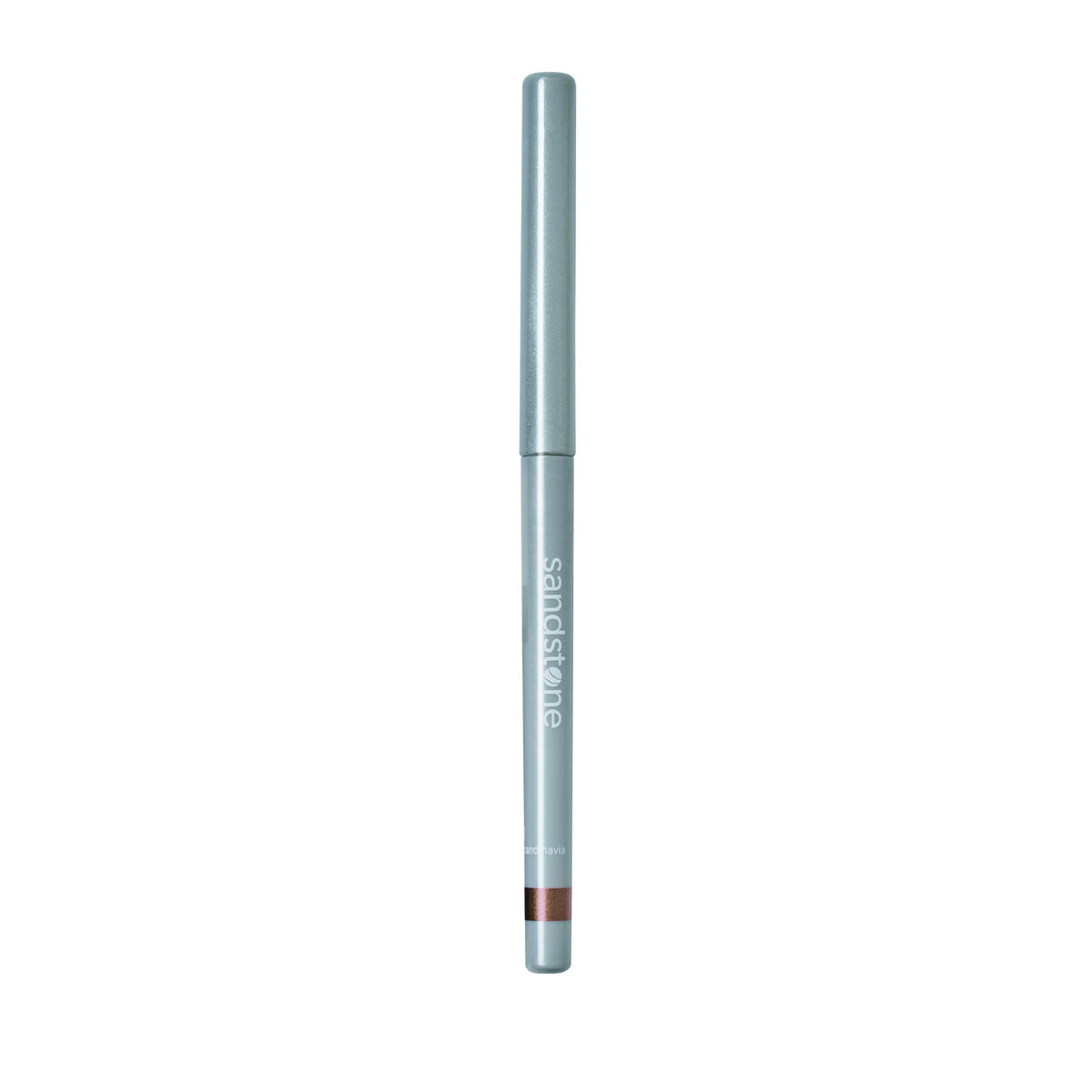 Maquillage avec le crayon eyeliner Sandstone Scandinavia sur les yeux