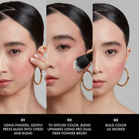 Maquillage complet avec le blush crème NYX Sweet Cheeks