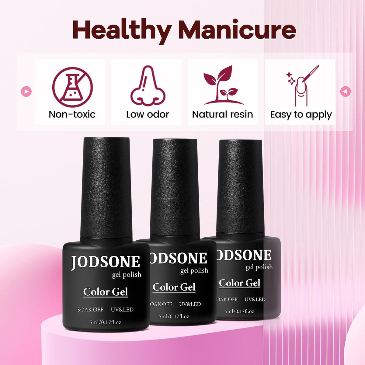 Maquillage de vernis à ongles avec le kit JODSONE
