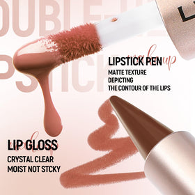 Maquillage élégant avec le crayon à lèvres Mauve Plum BAISEN DIARY