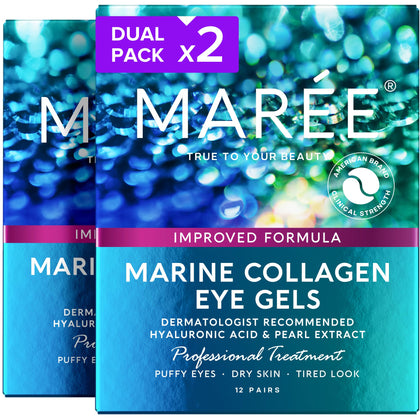 MAREE Gels Contour des Yeux 2 PACK vue de face avec emballage
