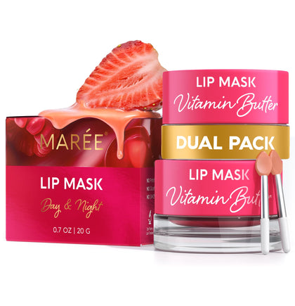 MAREE Masque à Lèvres Nuit 2 Pack vue avant avec packaging