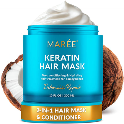 MAREE Masque Capillaire Hydratant 408g vue de face