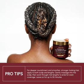 MAREE Masque Capillaire Hydratant 440g effet sur cheveux
