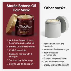 MAREE Masque Capillaire Hydratant 440g texture crémeuse