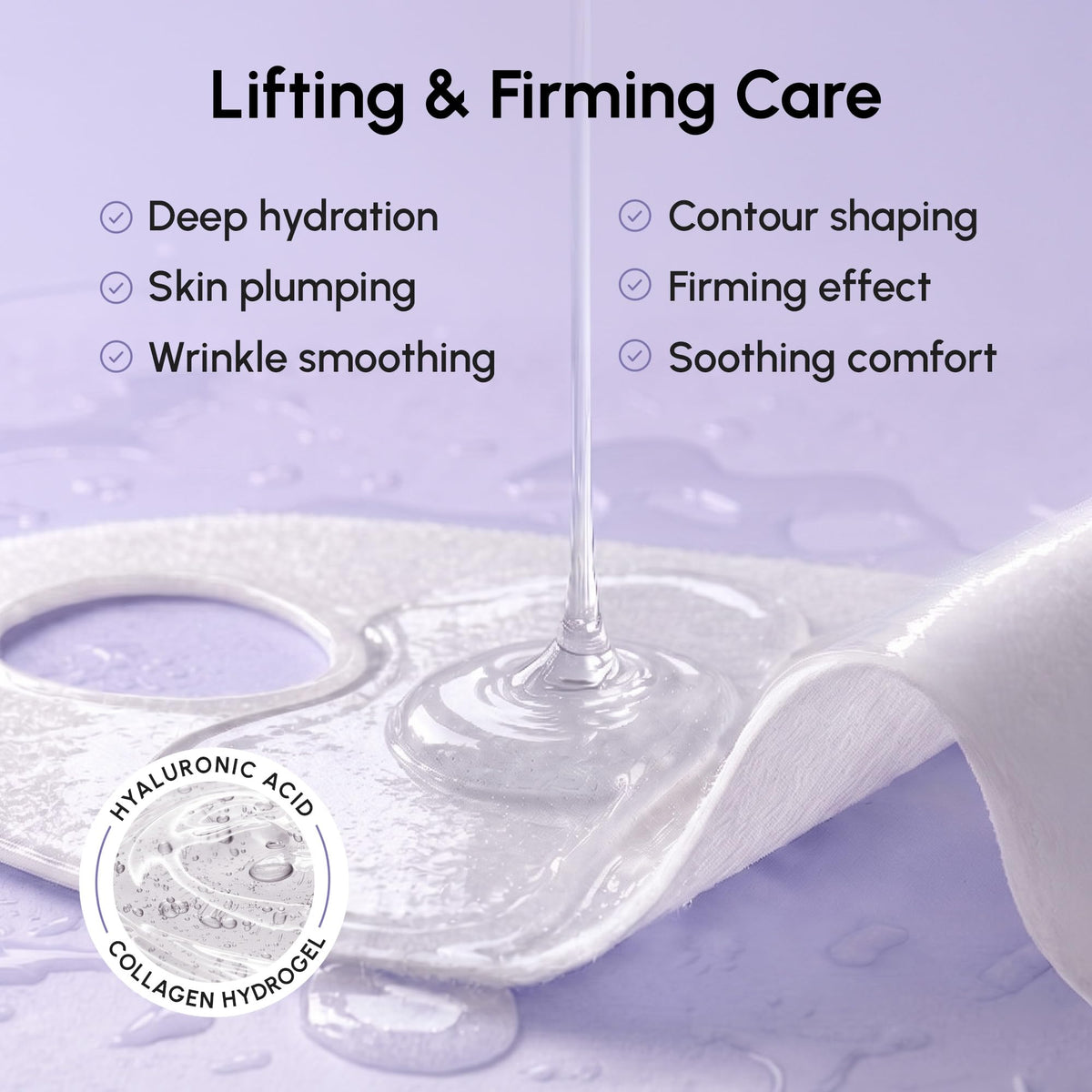 MAREE Masque Lifting V Line avec ingrédients principaux