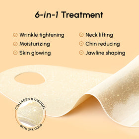 MAREE Masque V Line Lifting 24K Or avec accessoires de soin