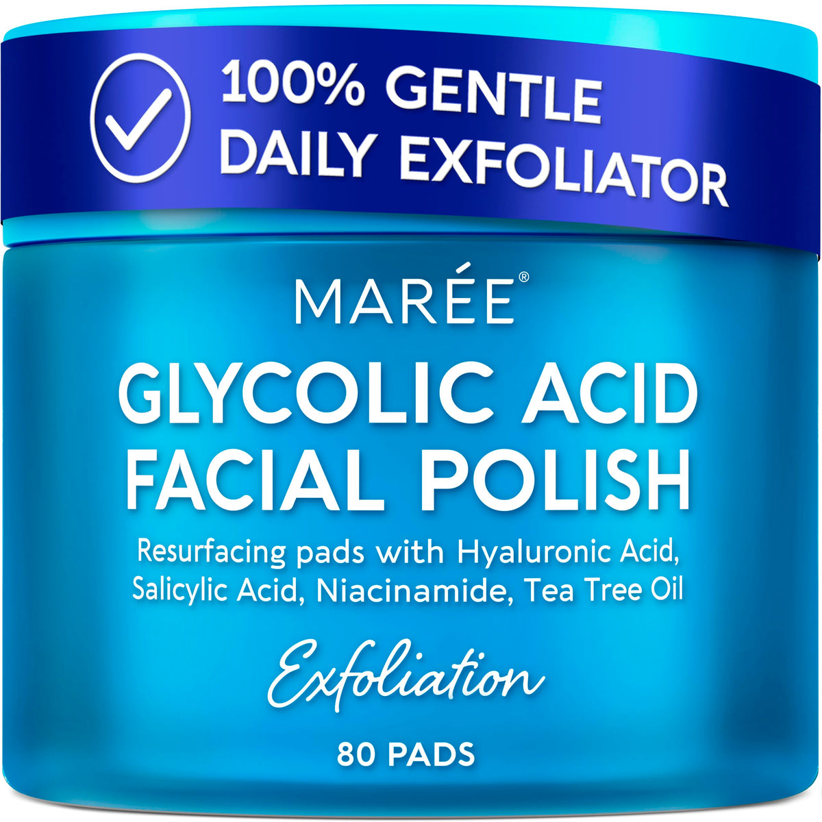MAREE tampons acides glycoliques dans leur emballage