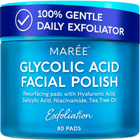 MAREE tampons acides glycoliques dans leur emballage