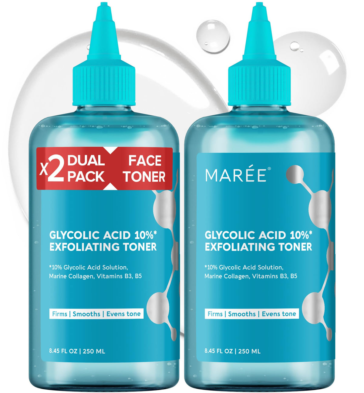MAREE Tonique Exfoliant Acide Glycolique 2 PACK, vue avant
