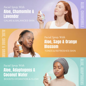 Mario Badescu brume visage Aloe, Concombre et Thé Vert, flacon avant