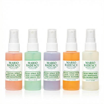 Mario Badescu Mini Collection de Brumes Visage, 5 pièces, packaging avant
