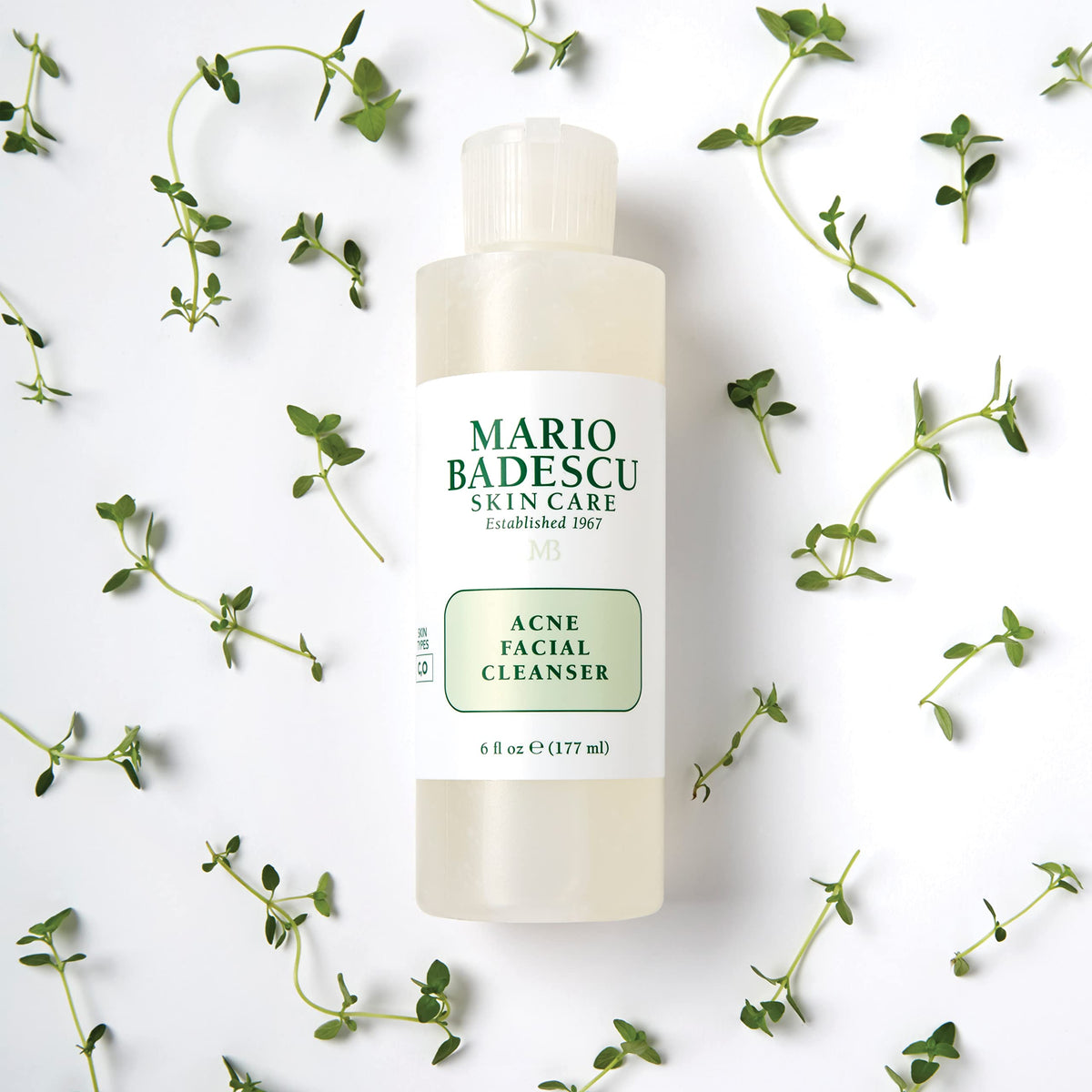 Mario Badescu Nettoyant Visage Acné 220g avec gouttes d'eau