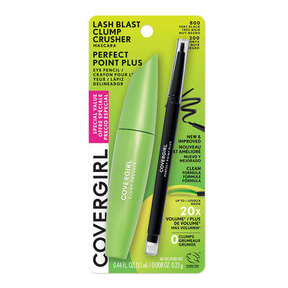 Mascara COVERGIRL Clump Crusher Waterproof 800 Very Black devant