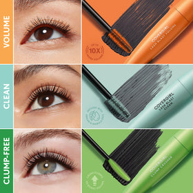 Mascara COVERGIRL sur un fond blanc