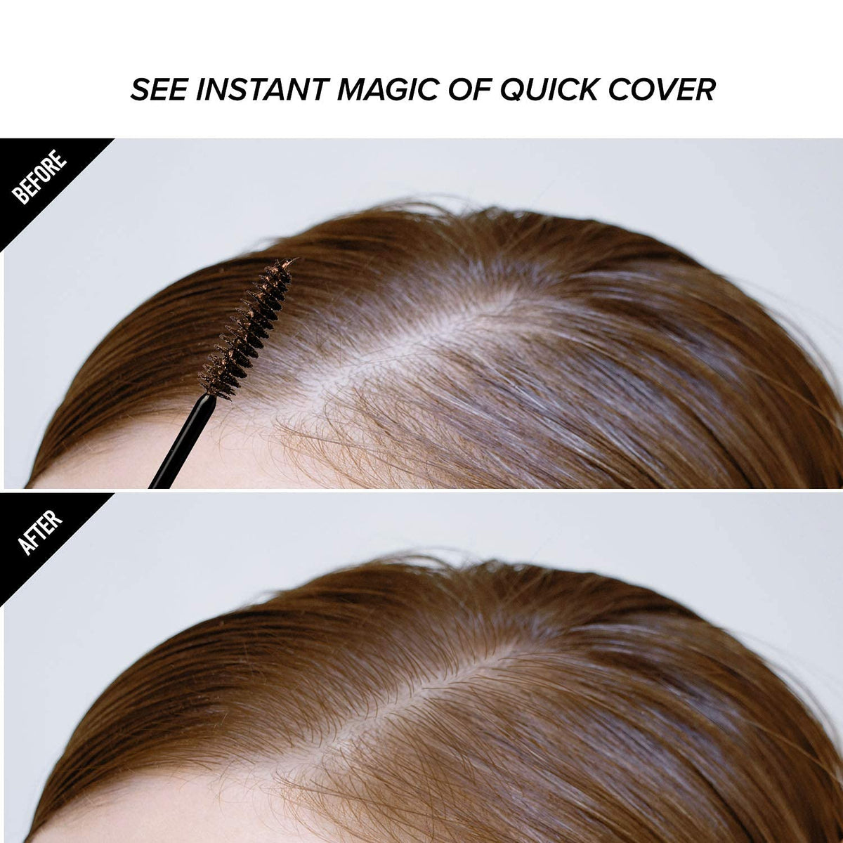 Mascara de retouche racines Red by Kiss sur fond blanc