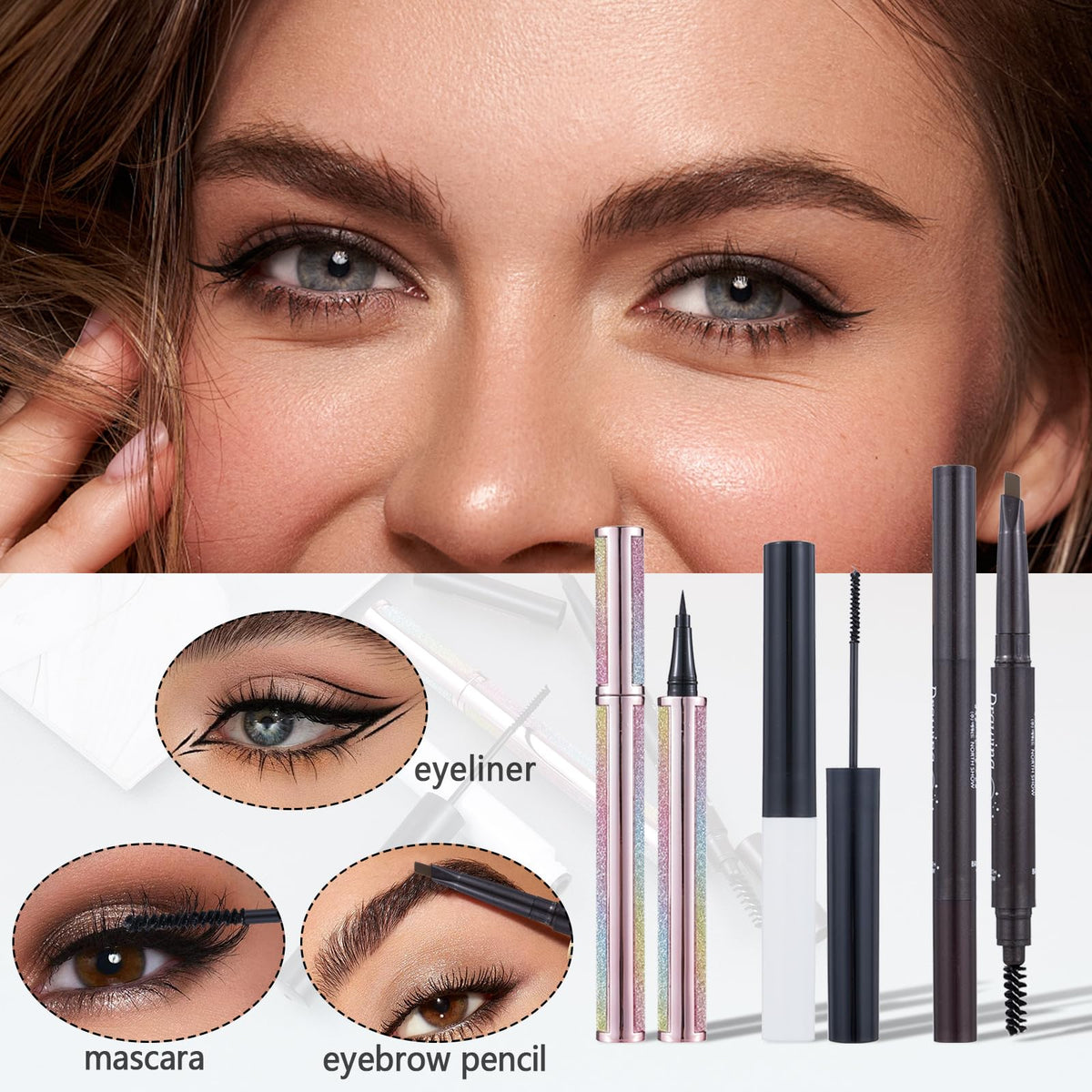 Mascara du kit de maquillage Moobirlet