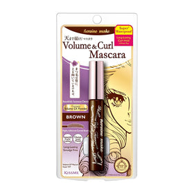 Mascara Heroine Make Volume & Courbure, modèle brun, vue de face.