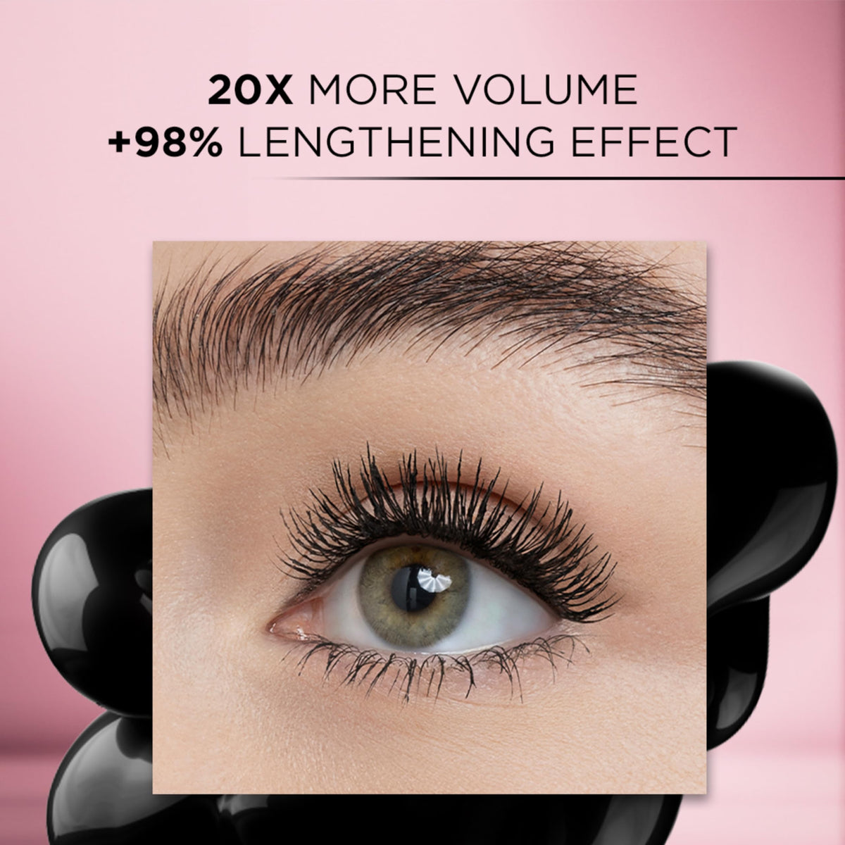 Mascara L'Oreal Paris Lash Paradise sur fond blanc