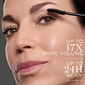 Mascara Lancôme Hypnôse Drama Ultra Noir sur fond blanc