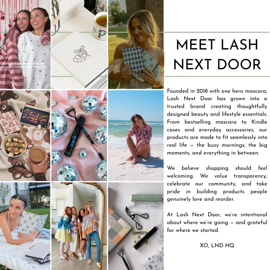 Mascara LASH NEXT DOOR Noir texture sur main