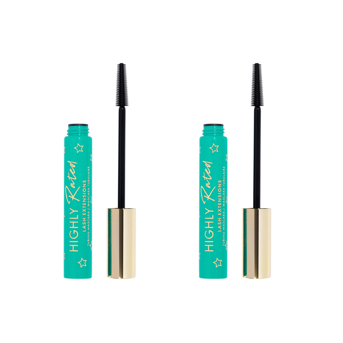 Mascara Milani Tubing Longueur 2-Pack vue avant avec tube noir