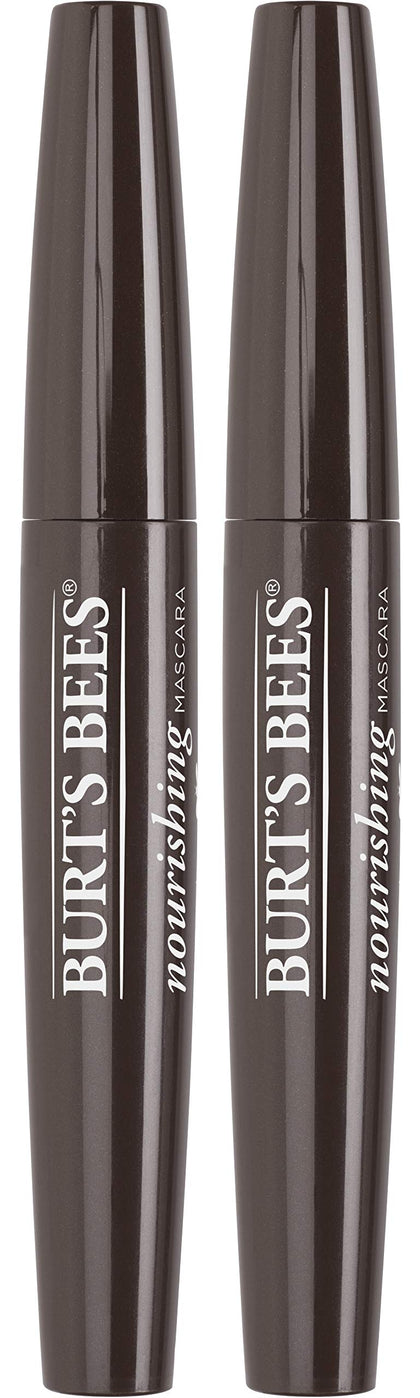 Mascara nourrissant Burt's Bees tube noir avec applicateur