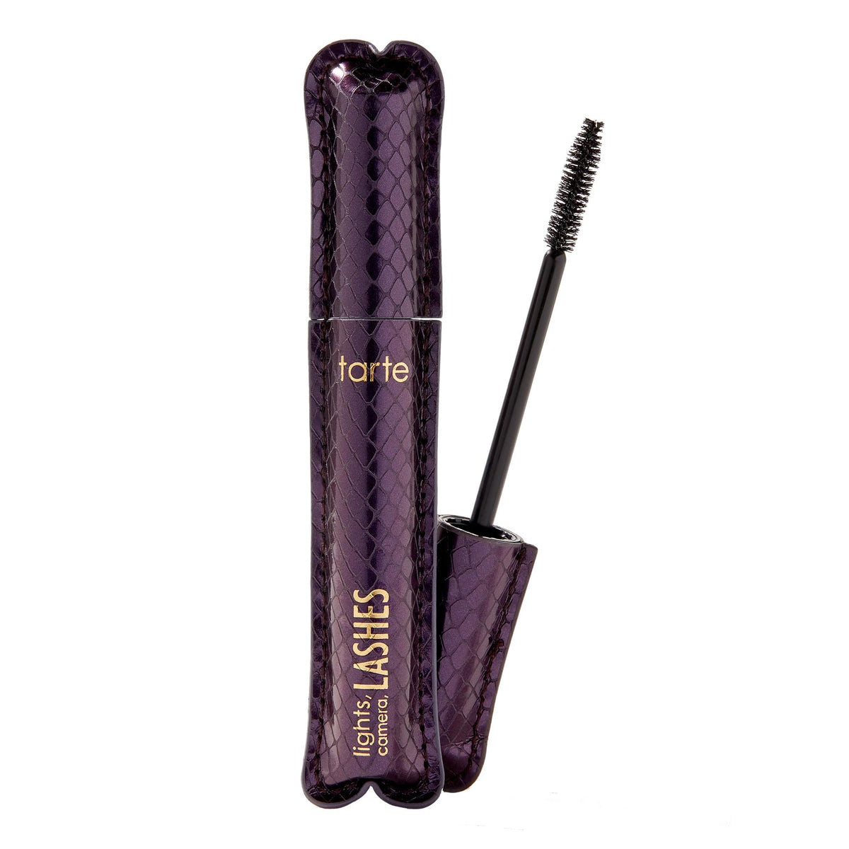 Mascara tarte Lights, Camera, Lashes 4-en-1 noir vu de face