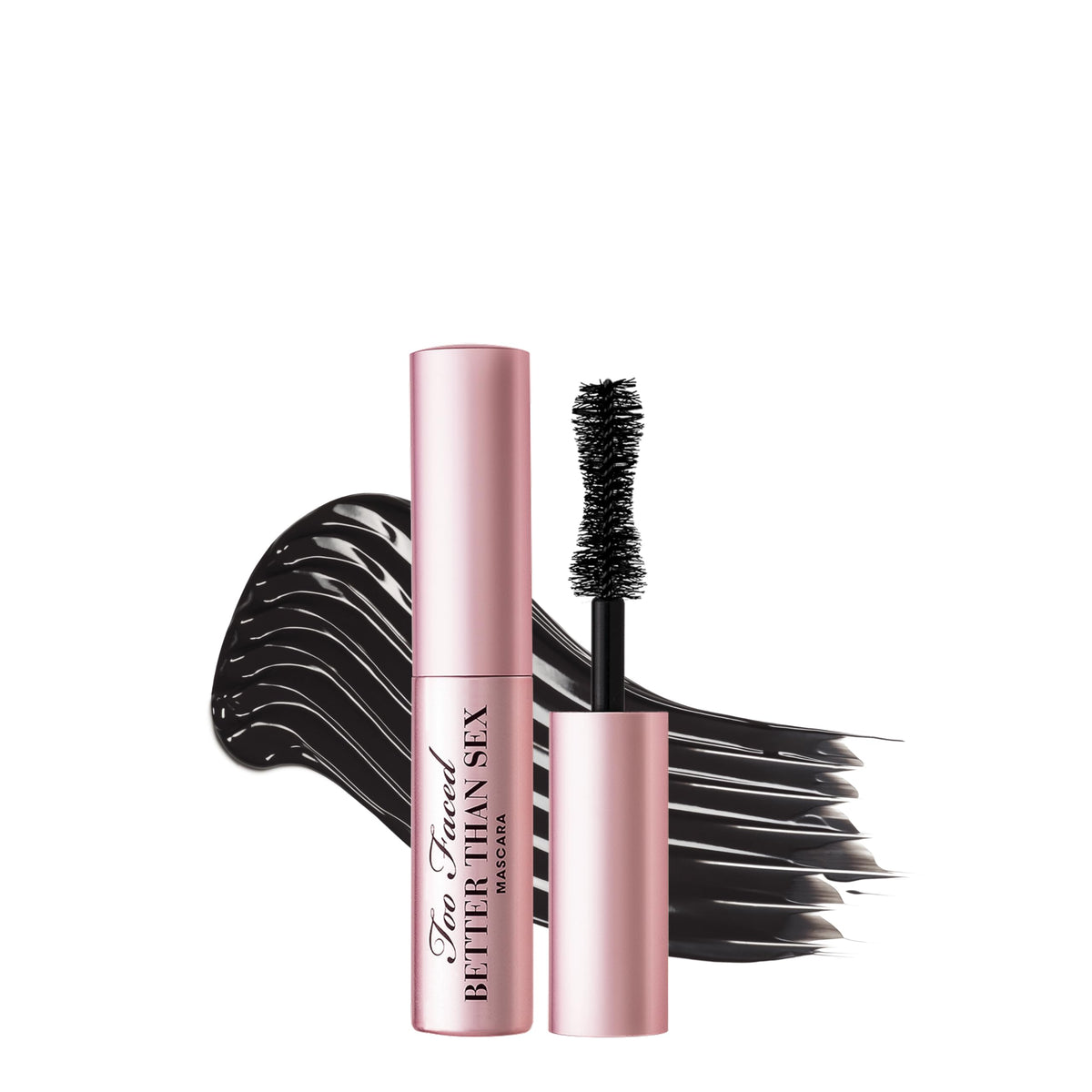 Mascara Too Faced Better Than Sex 20g vue avant avec brosse en sablier