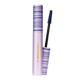 Mascara tubing tarte 24h navy, vue avant avec peigne à cils