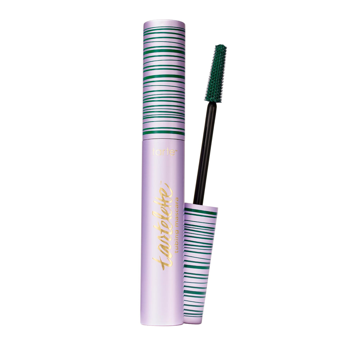 Mascara tubing tarte en couleur émeraude avec applicateur