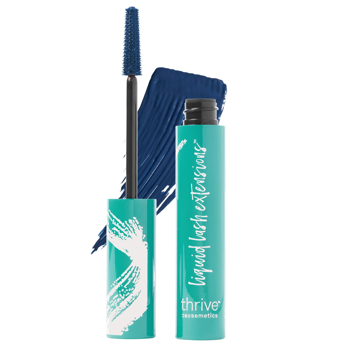 Mascara tubing Thrive Causemetics bleu profond vue de face