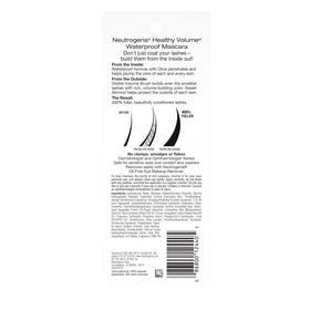 Mascara waterproof Neutrogena avec mise en scène de produits de beauté