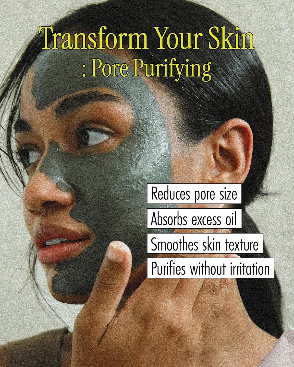 Masque à boue BRMUD application sur le dos
