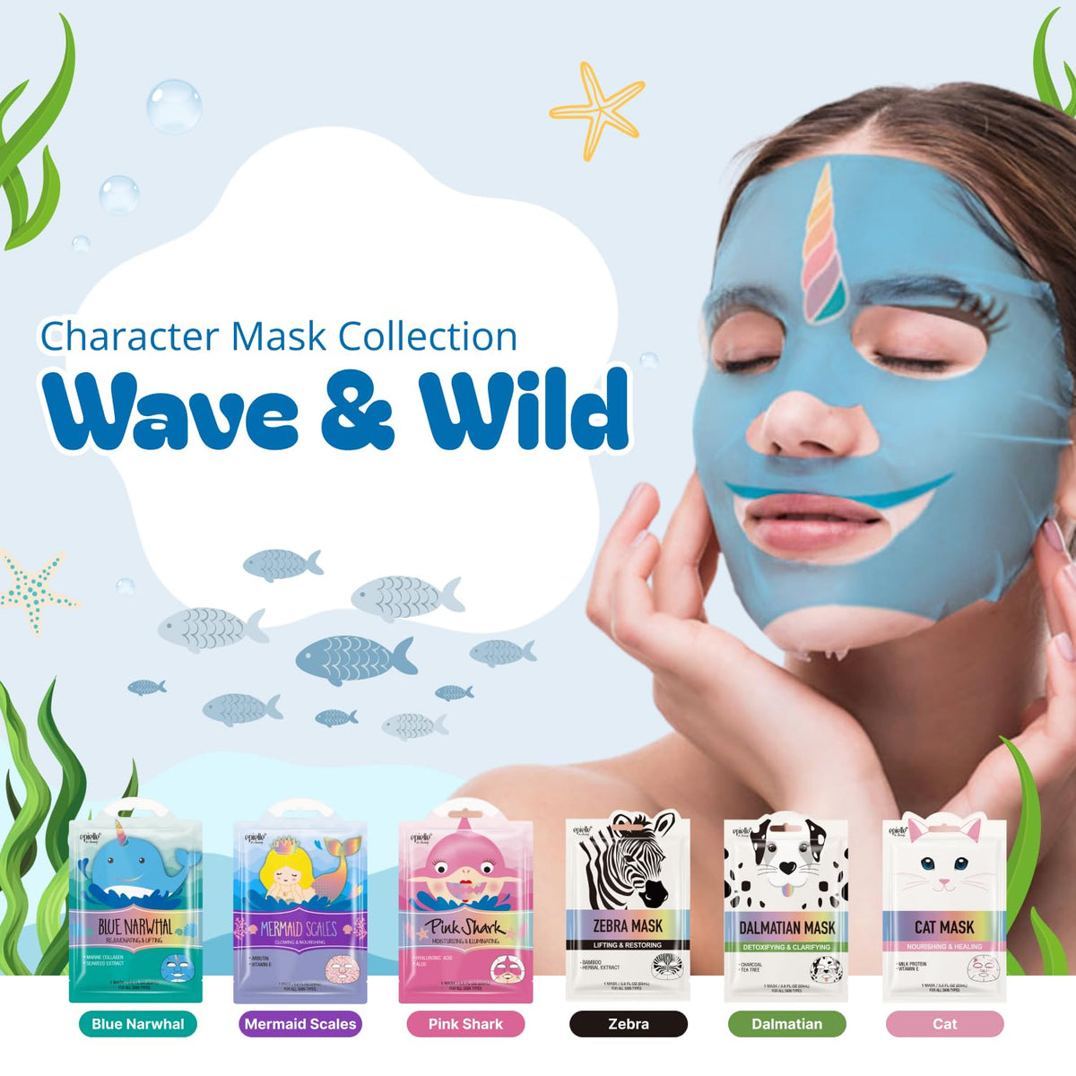 Masque animal Epielle design dalmatien