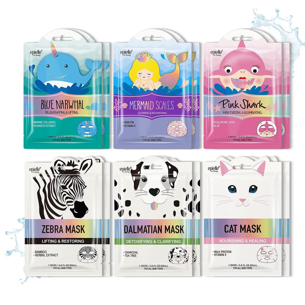 Masque animal Epielle design zebra