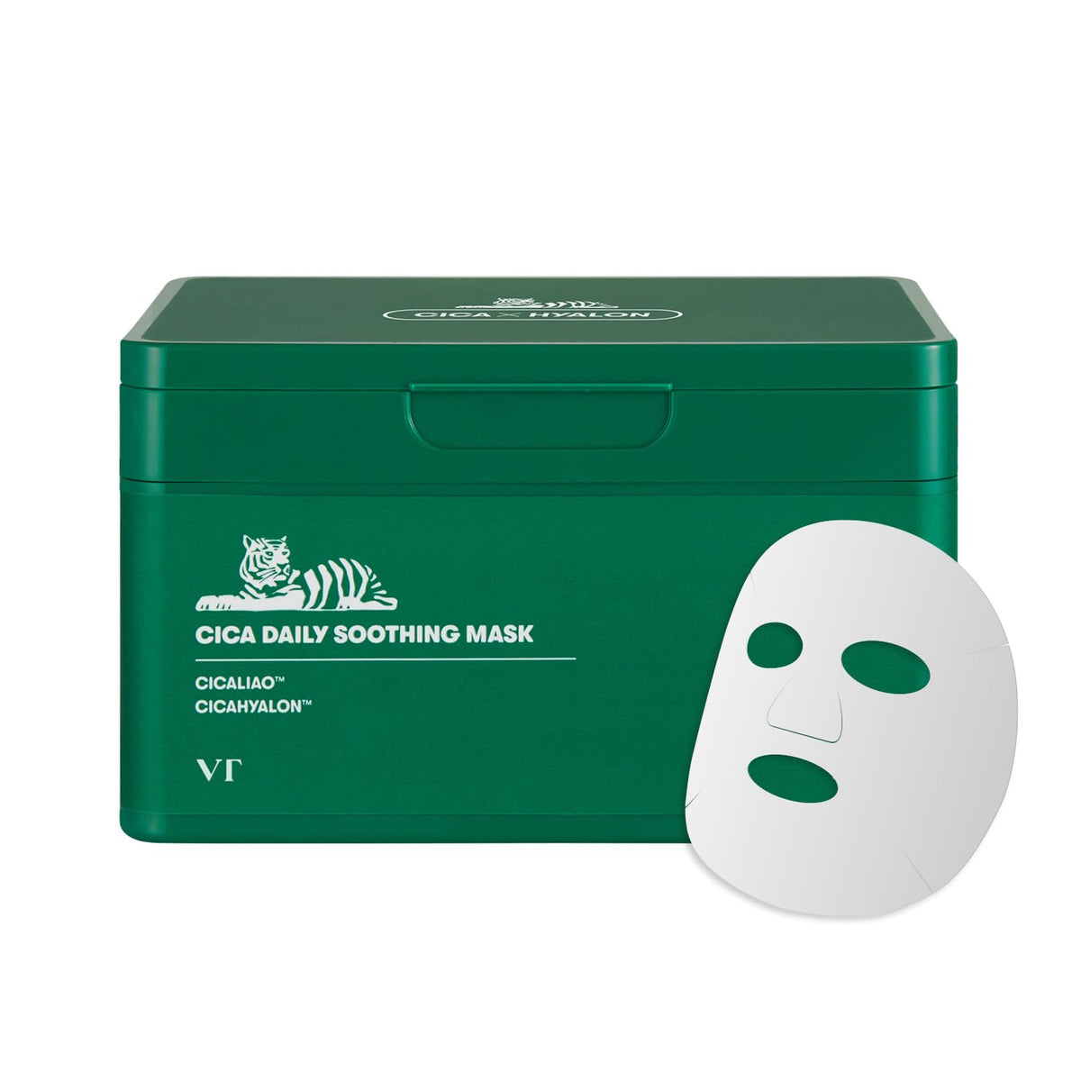 Masque Apaisant CICA de VT COSMETICS, boîte de 30 feuilles