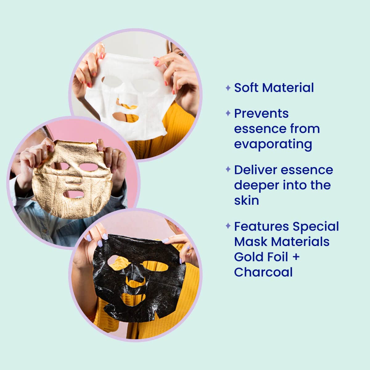 Masque apaisant FACETORY avec ingrédients naturels