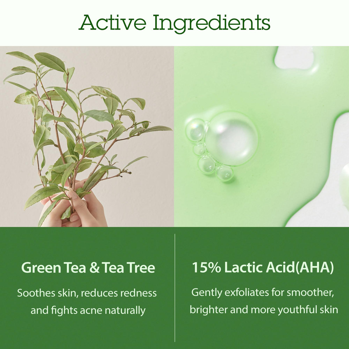 Masque BLITHE Patting Splash Mask Thé Vert avec accessoires de soin